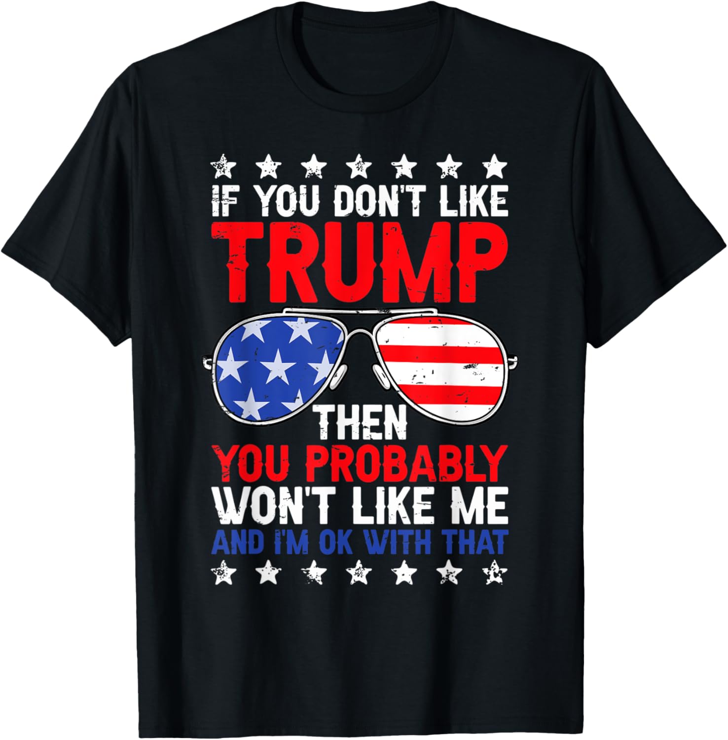 If You Dont Like Trump Voted For Trump Usa Flag 4Th Of July