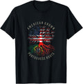 American Grown Portuguese Roots Usa Portugal Flag Heritage