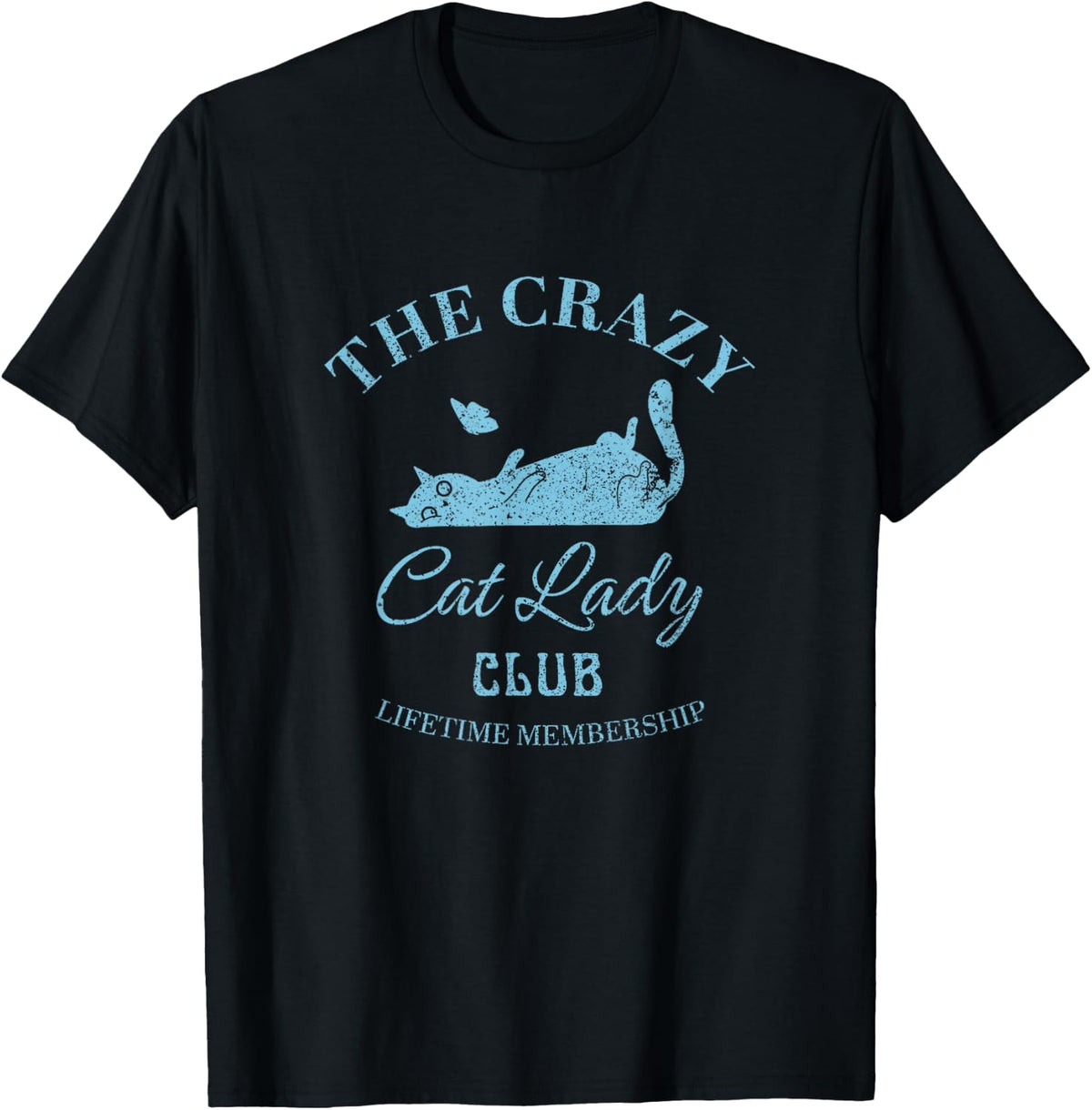 Crazy Cat Lady Club Distressed Shirt 69