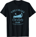 Crazy Cat Lady Club Distressed Shirt 83