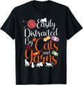 Knitting Knitter Cat Easily Distracted By Cats And Yarn Men Women Girls Kids