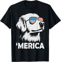 American Flag Golden Retriever 4Th Of July Golden Dog Mom