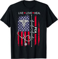 American Flag Pca Day Pca Week Gift Shirt For Men Women