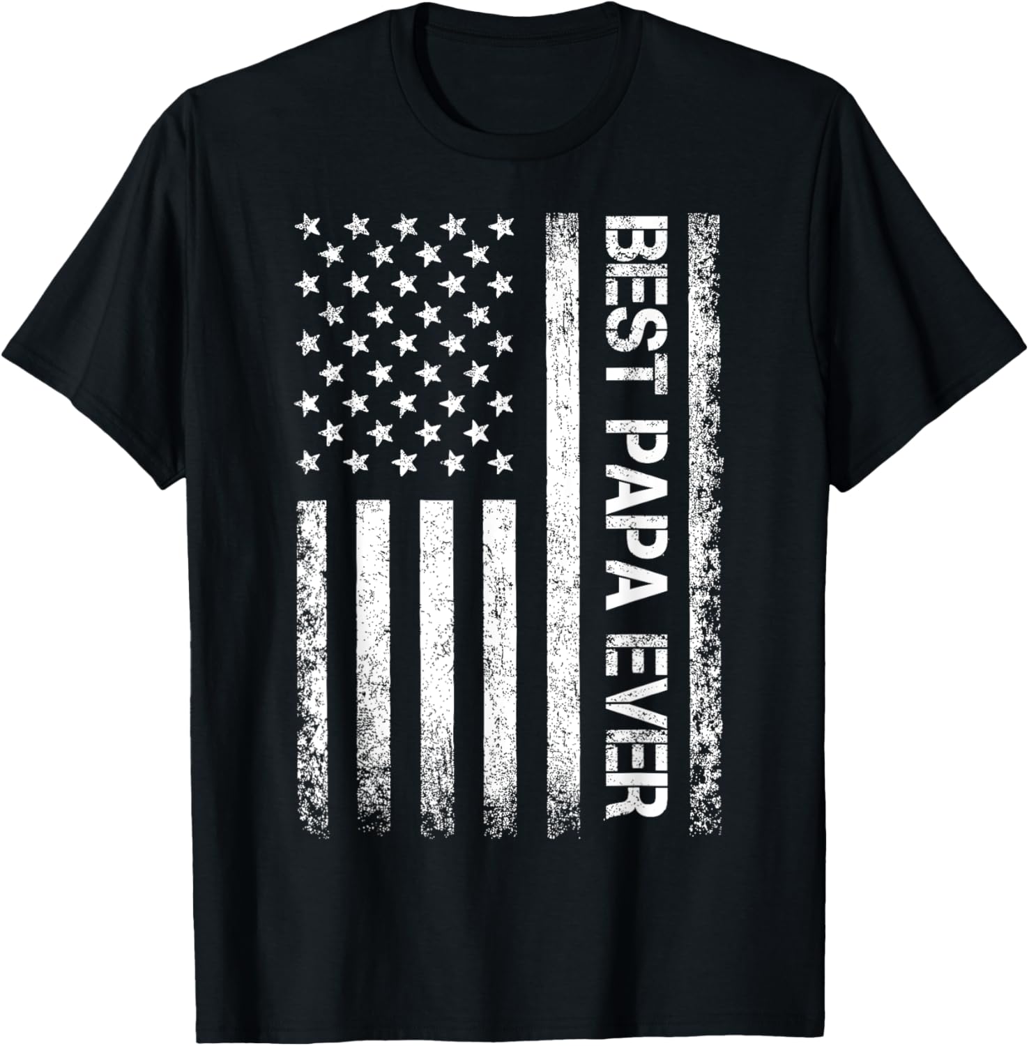 Best Papa Ever American Flag Fathers Day For Men