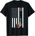 American Skeet Trap Clay Shotgun Shooting Usa Flag