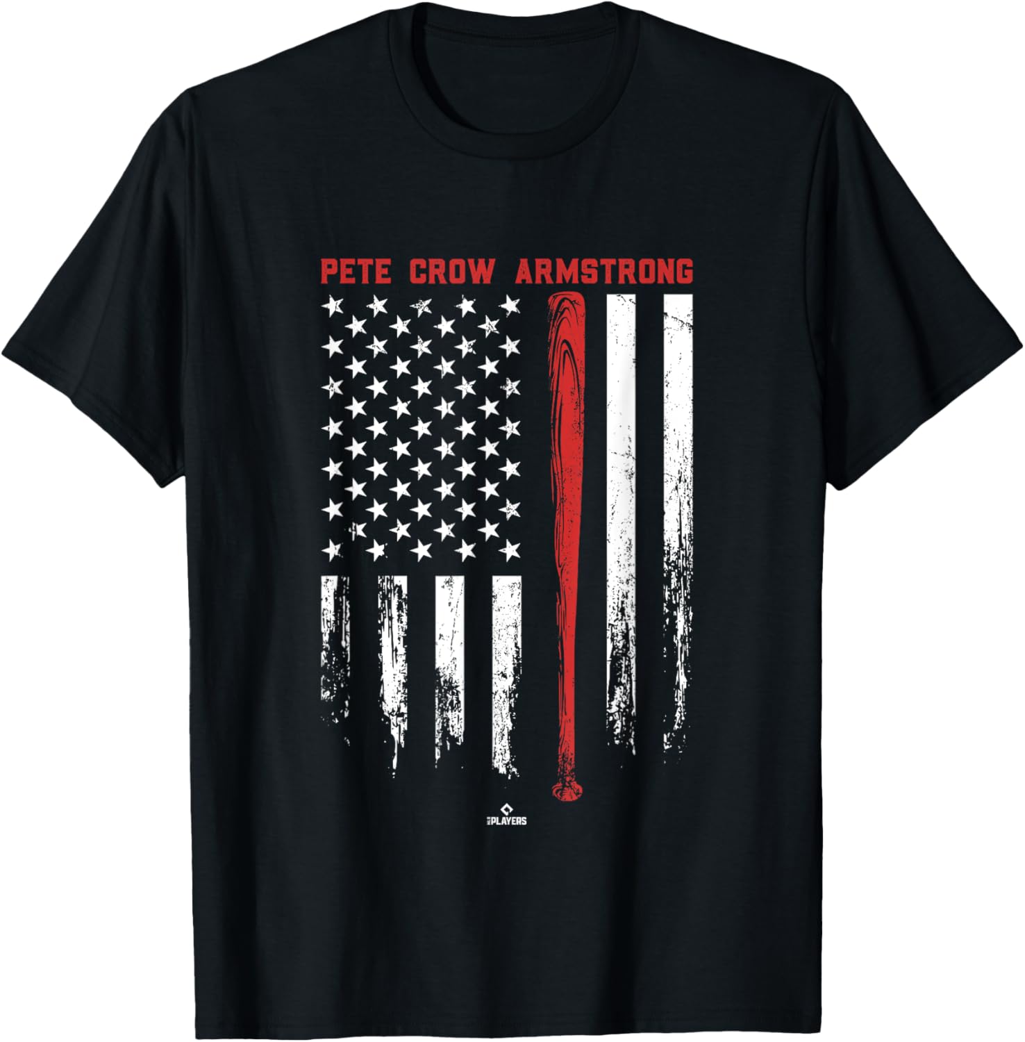 Usa Flag Bat Pete Crow Armstrong Chicago Baseball Mlbpa