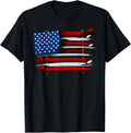 Surfboard Usa American Flag Vintage Surfing Surf Surfer Dude