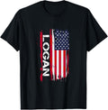Logan City Usa Shirt Unisex Adults T Shirt Black Small Crew Neck Short Sleeve Cotton 100