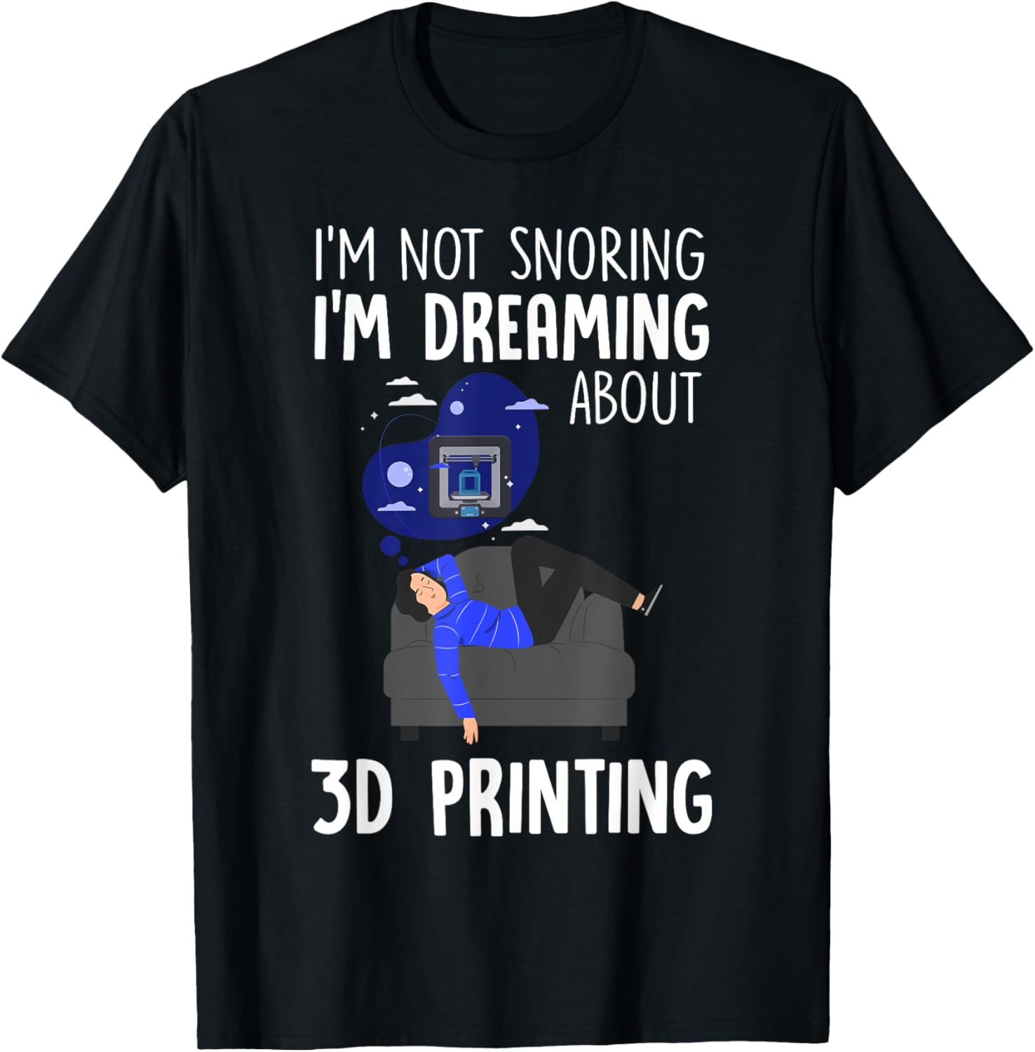 3D Printing Dreams Funny Printer Artwork Creative Design
