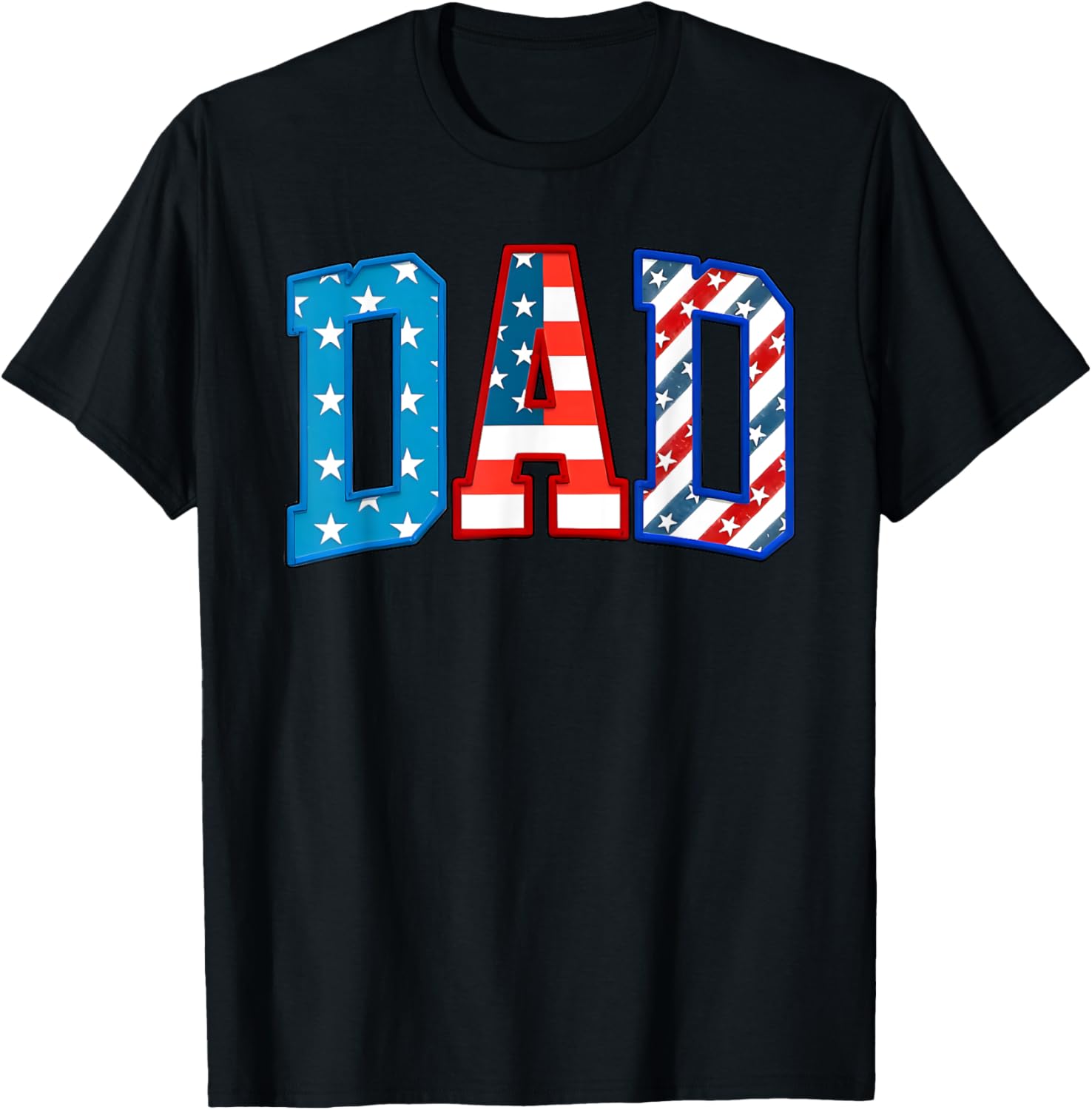 Dad Usa American Flag Freedom Patriotic Happy 4Th Of July