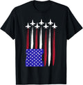Jets 4Th Of July Patriotic Red White Blue Usa Flag Fighter