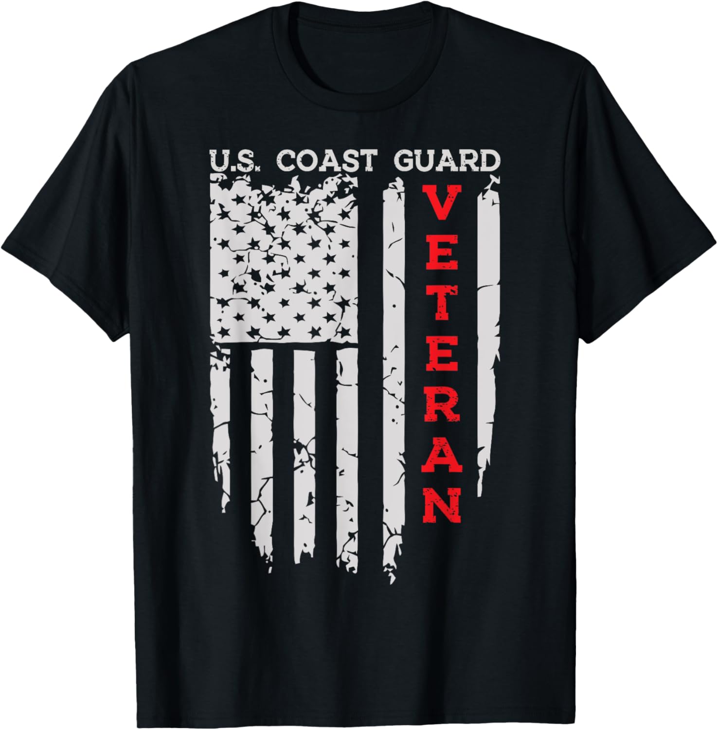 Us Coast Guard Veteran Uscg American Flag