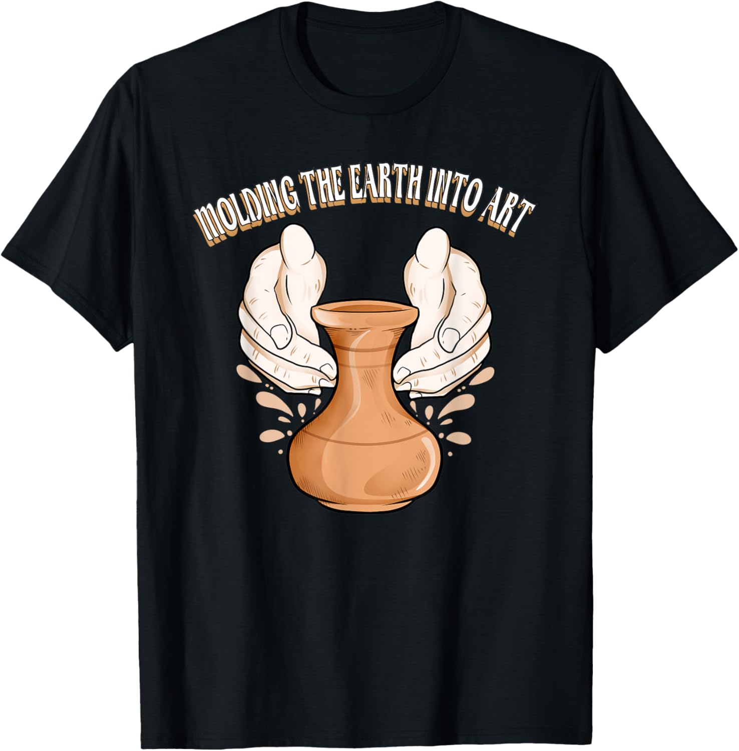 Molding the Earth into Art Potter Sculpting Clay Pot Maker