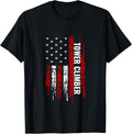 Tower Climber American Usa Flag Climbing