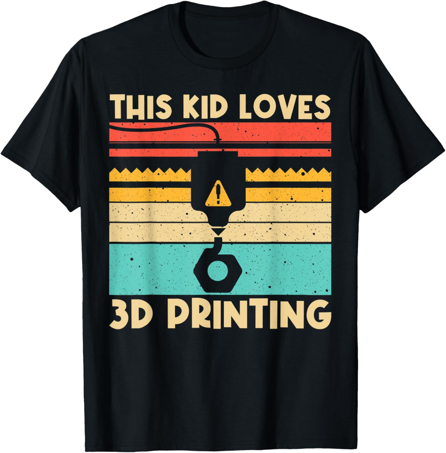 Cool 3D Print Design Kids Boys 3D Printer Lover Printing