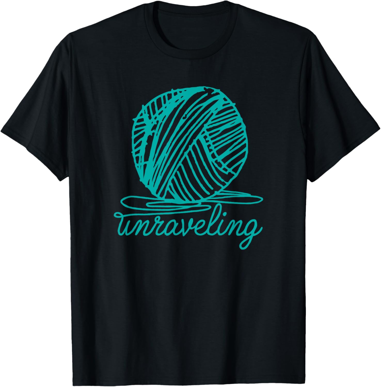 Trendy Unraveling Yarn Ball Sewing Humor