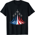 Red White Blue Usa Flag Fighter Jets 4Th Of July