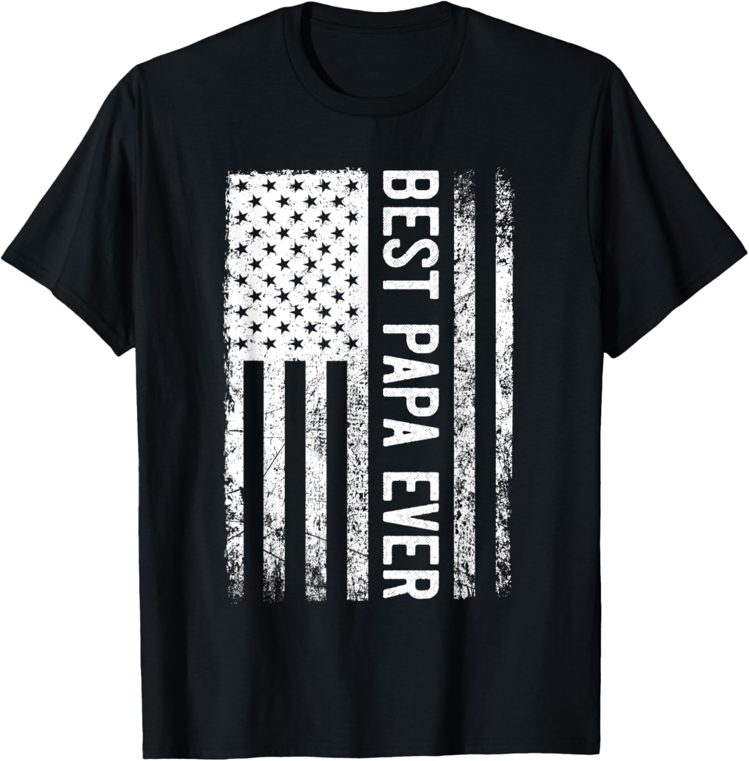 Mens Best Papa Ever American Flag Mens Gift For Papa Us Flag