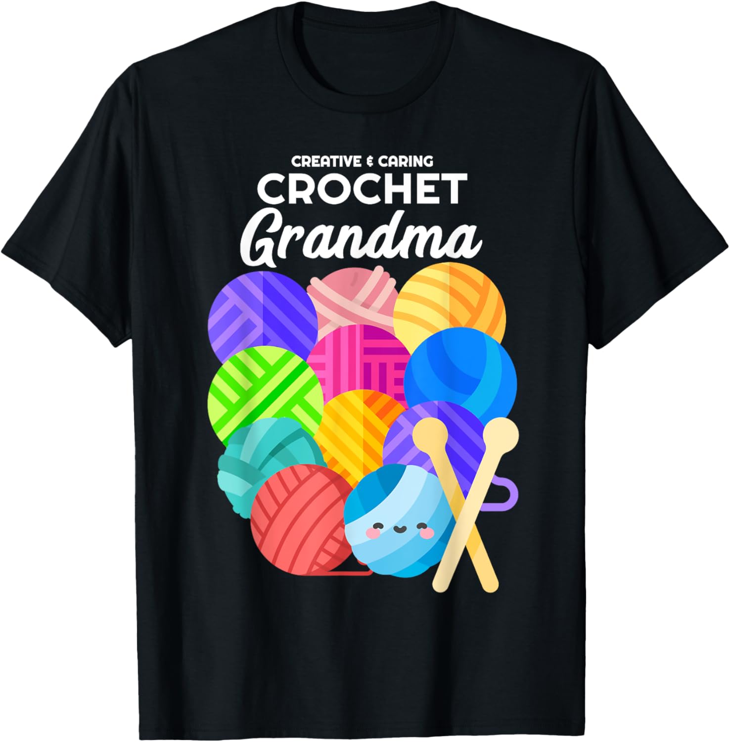Crochet Grandma Hobby Crocheter Knitter Balls of Yarn