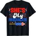Shes My Firecracker Usa Couples Matching Couple 4Th Of July