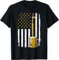 Pouring Beer American Flag Vintage 4Th Of July Craft Brewery