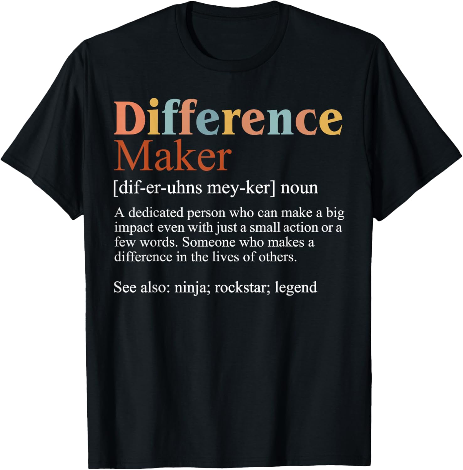 Vintage Difference Maker Definition Teachers Mom Boss Women