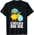 Chicks Dig Me Easter Toddler Boys Men Happy Easter Funny
