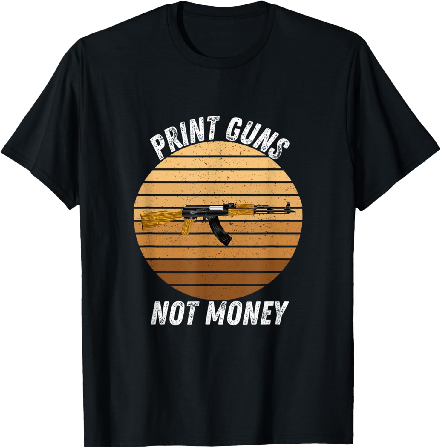 Print Guns Not Money Ak47 Sunset Ak Printer 3D Printing 2021