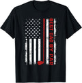 Golf Best Dad By Par Daddy Vintage American Flag Fathers Day