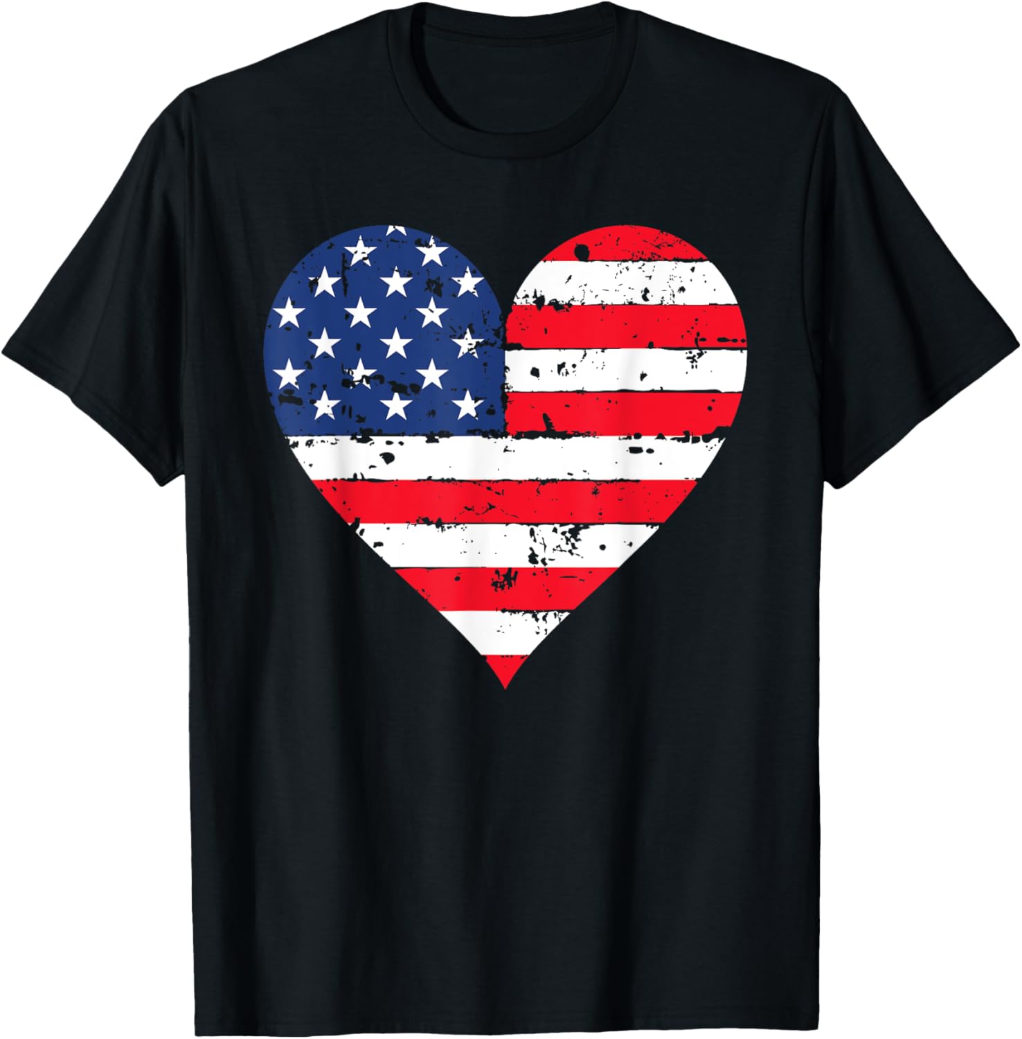 American Flag Heart 4Th Of July Usa Patriotic Pride