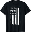 Shark Tooth Hunting American Flag Design For Fossil Hunter