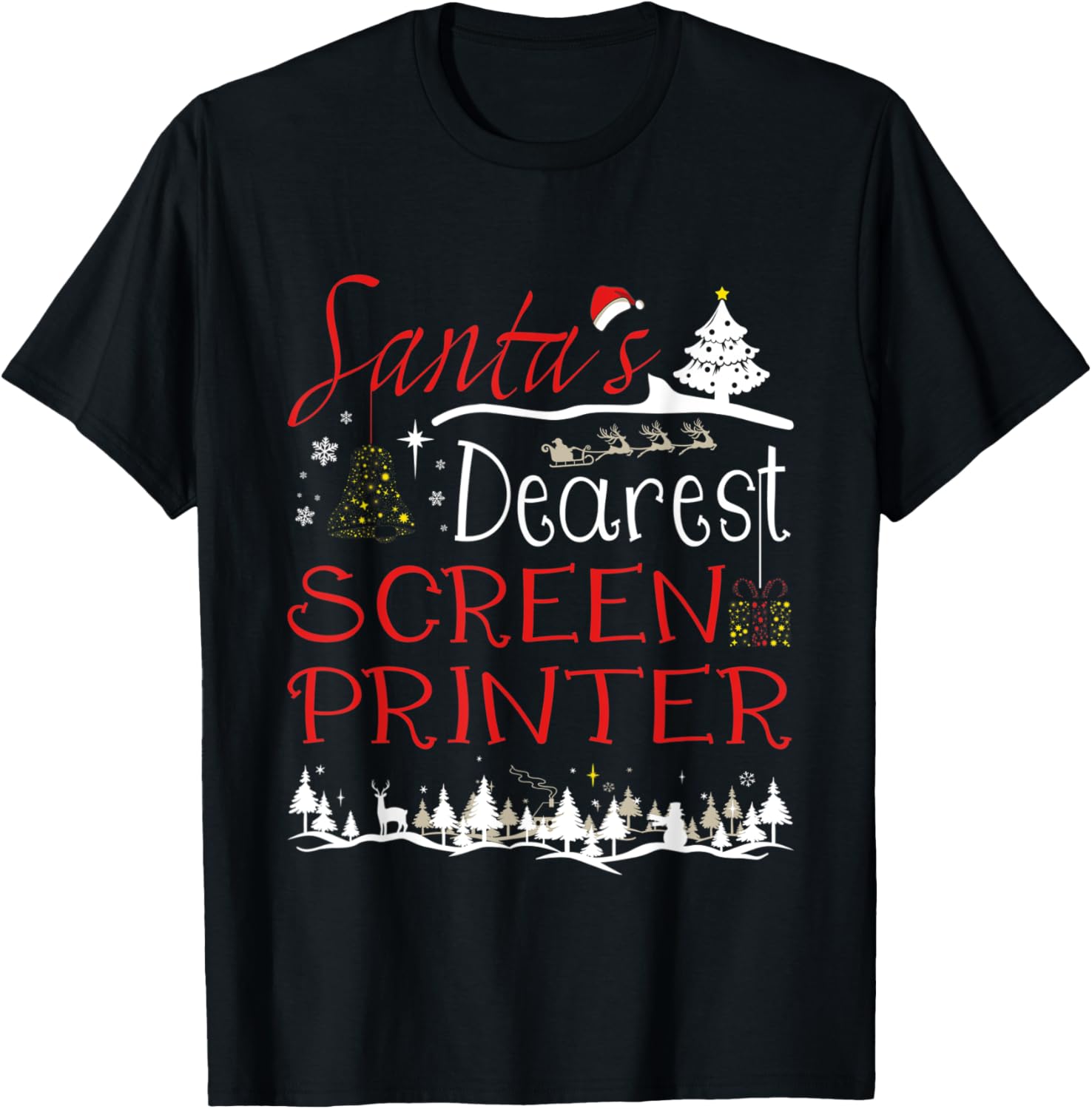 Screen Printer Xmas Job Cute Christmas