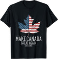 Funny Trump American Flag Make Canada Great Again 51St State