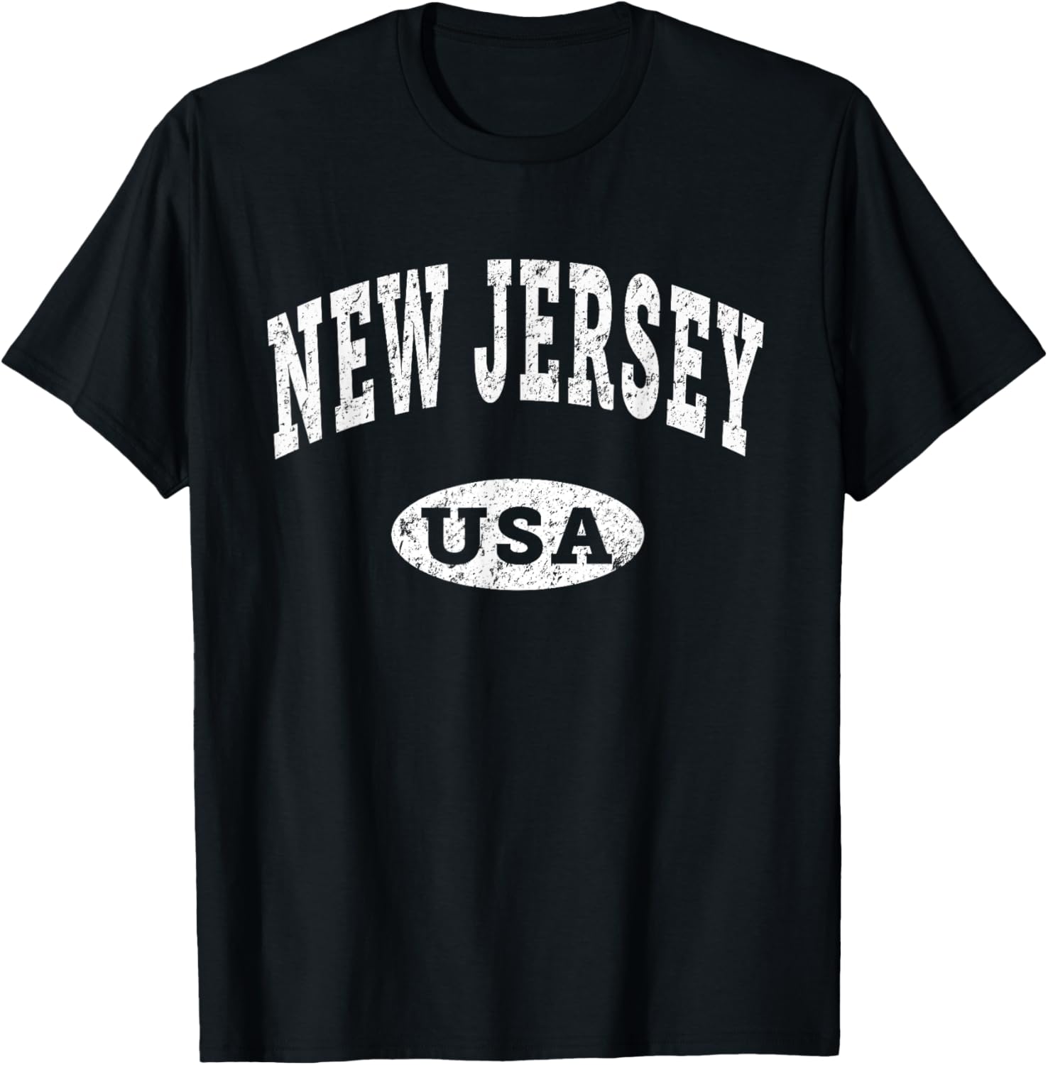 New Jersey Nj T Shirt Vintage Distressed Usa Tee