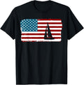 American Flag Sailing Cute Boating Gift