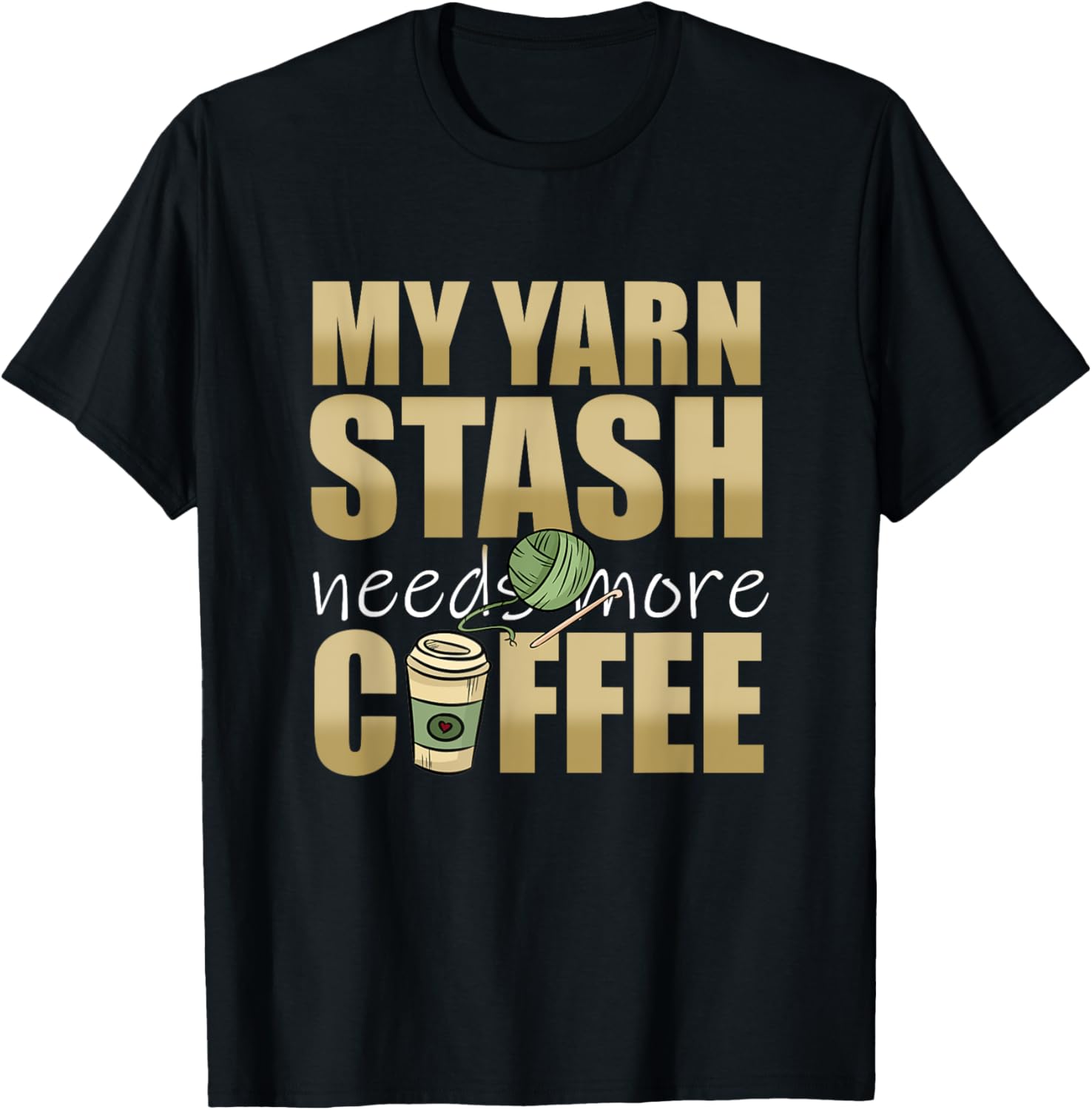 My yarn stash needs more coffee