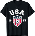 Vintage Usa Soccer 1885 American Flag Football