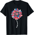 Half American And British America Great Britain Uk Usa Flag