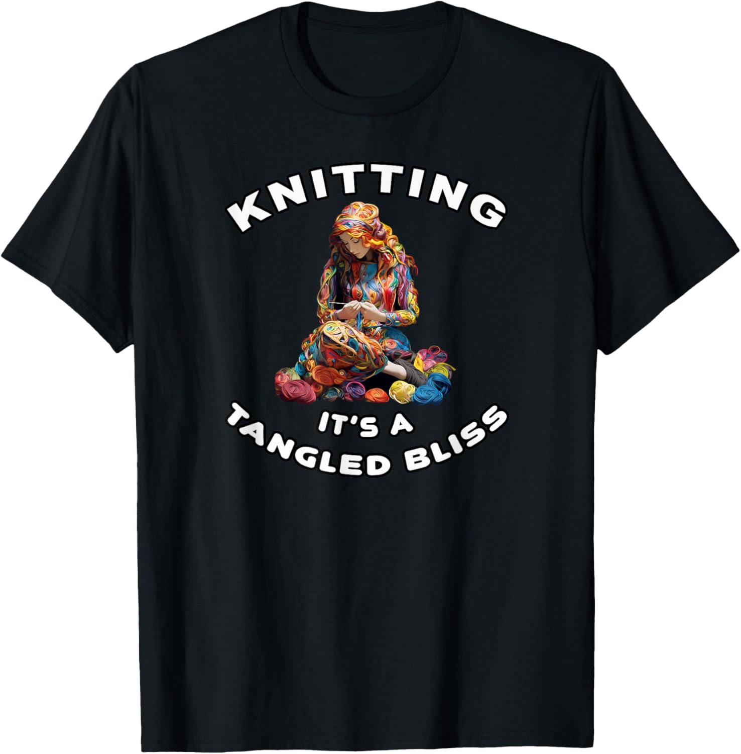 Knitting It's a Tangled Bliss Apparel - Embrace the Yarn
