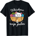 Whiskers & WIP Piles, Yarn Cat Lover, Crocheter, Knitter