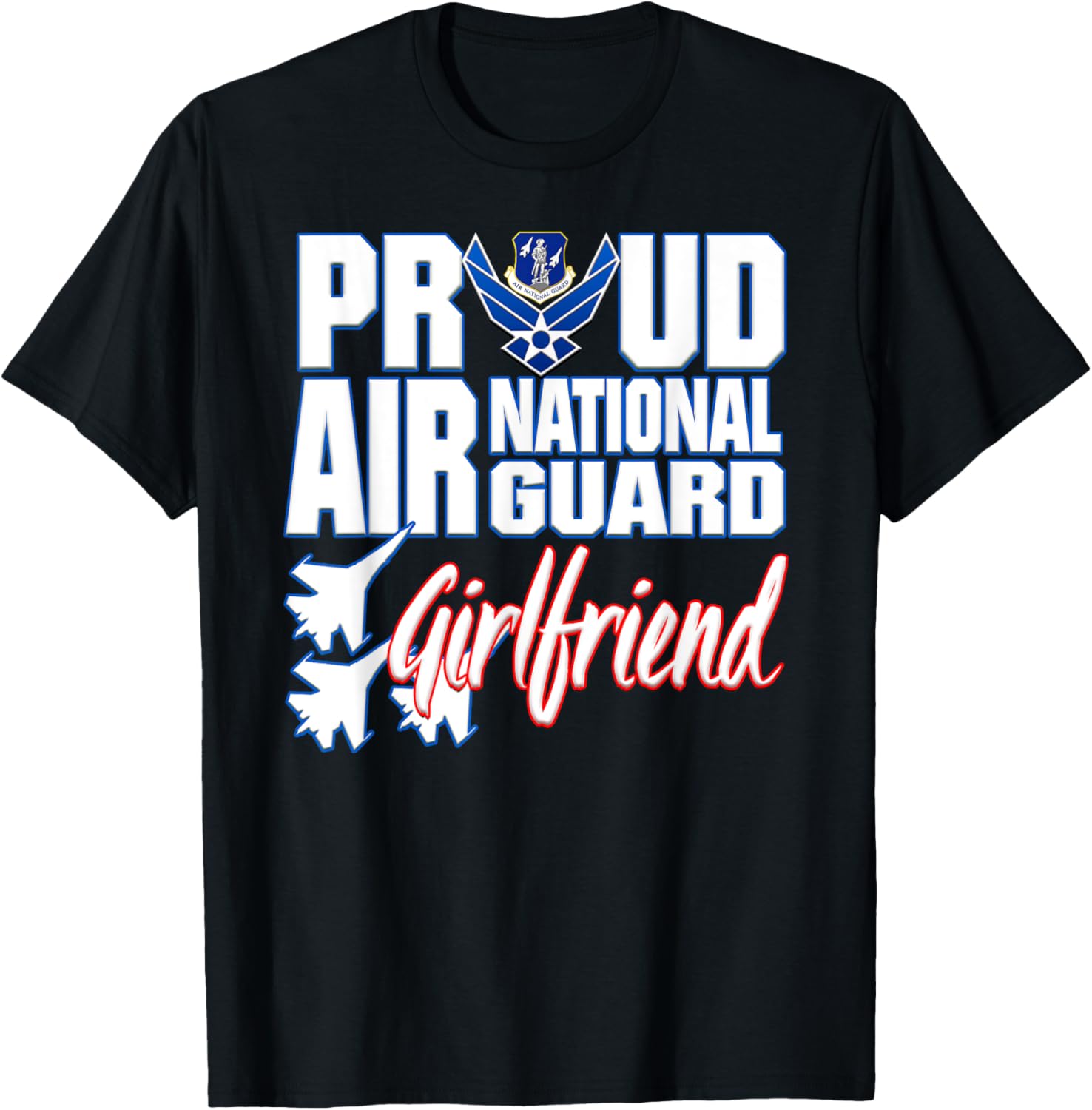 Proud Air National Guard Girlfriend Usa Military Women