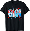 American Gigi Checkered American Flag Gigi 4Th Of July Women