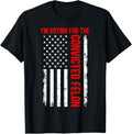 Im Voting For The Convicted Felon Funny 2024 American Flag