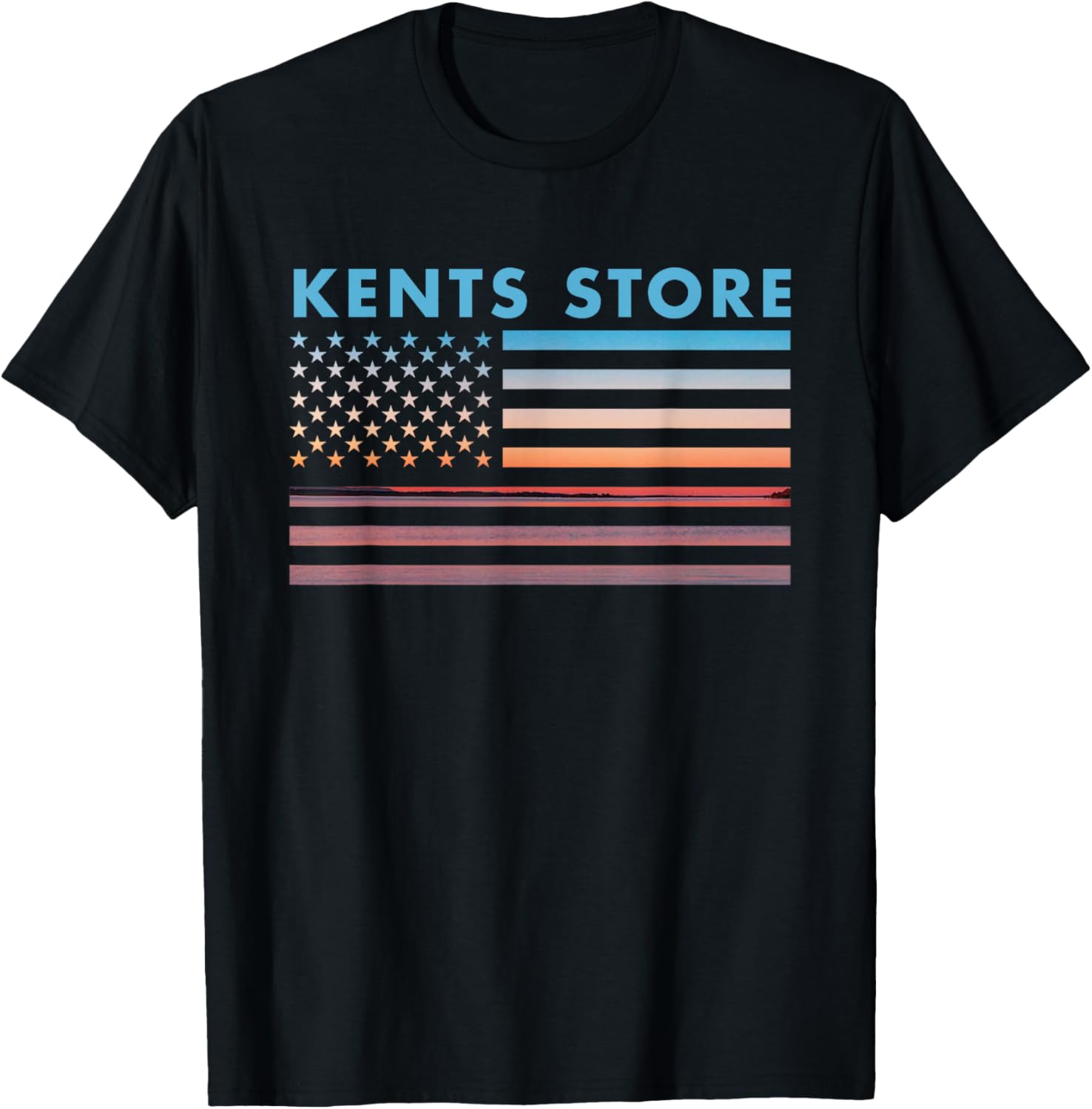 Vintage Sunset American Flag Kents Store Virginia