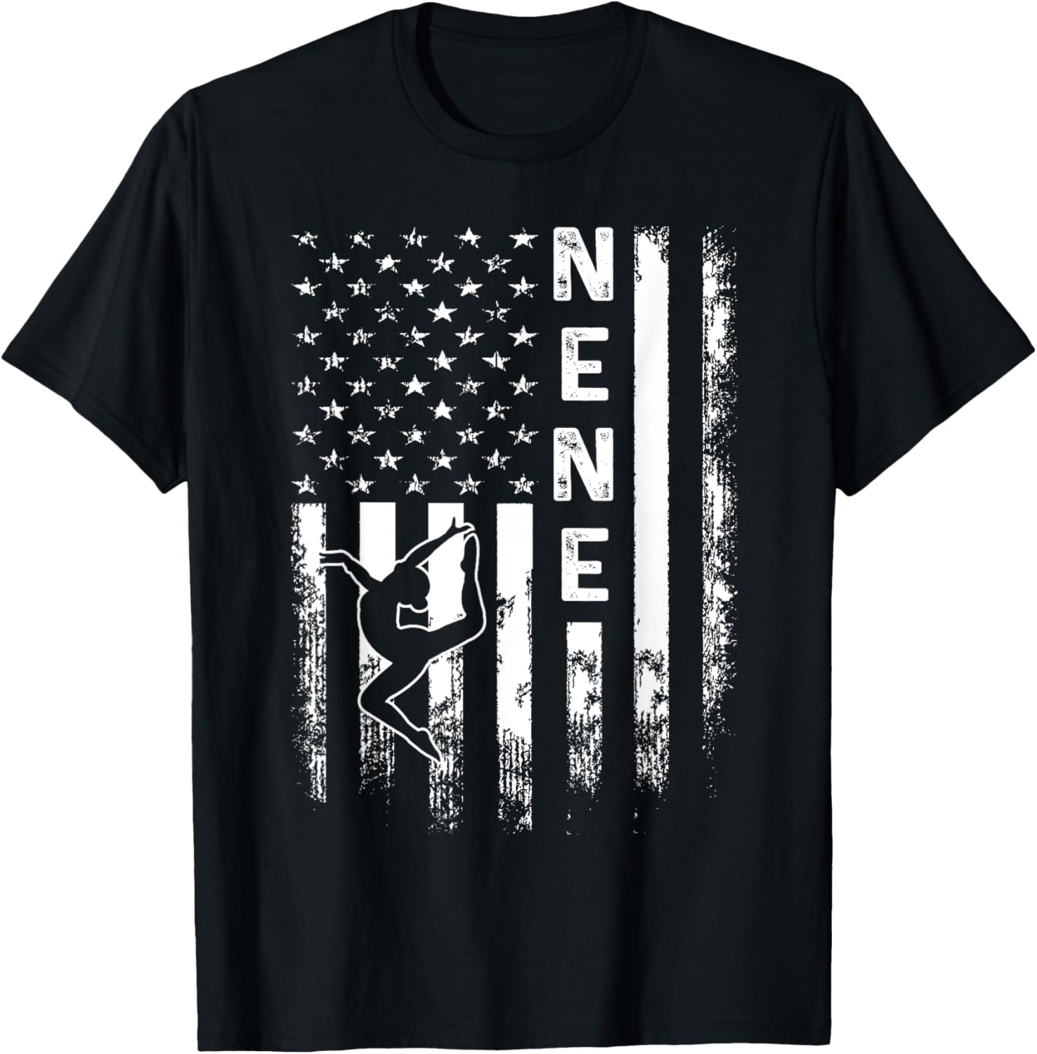 Gymnastics Nene American Flag Vintage Christmas Xmas