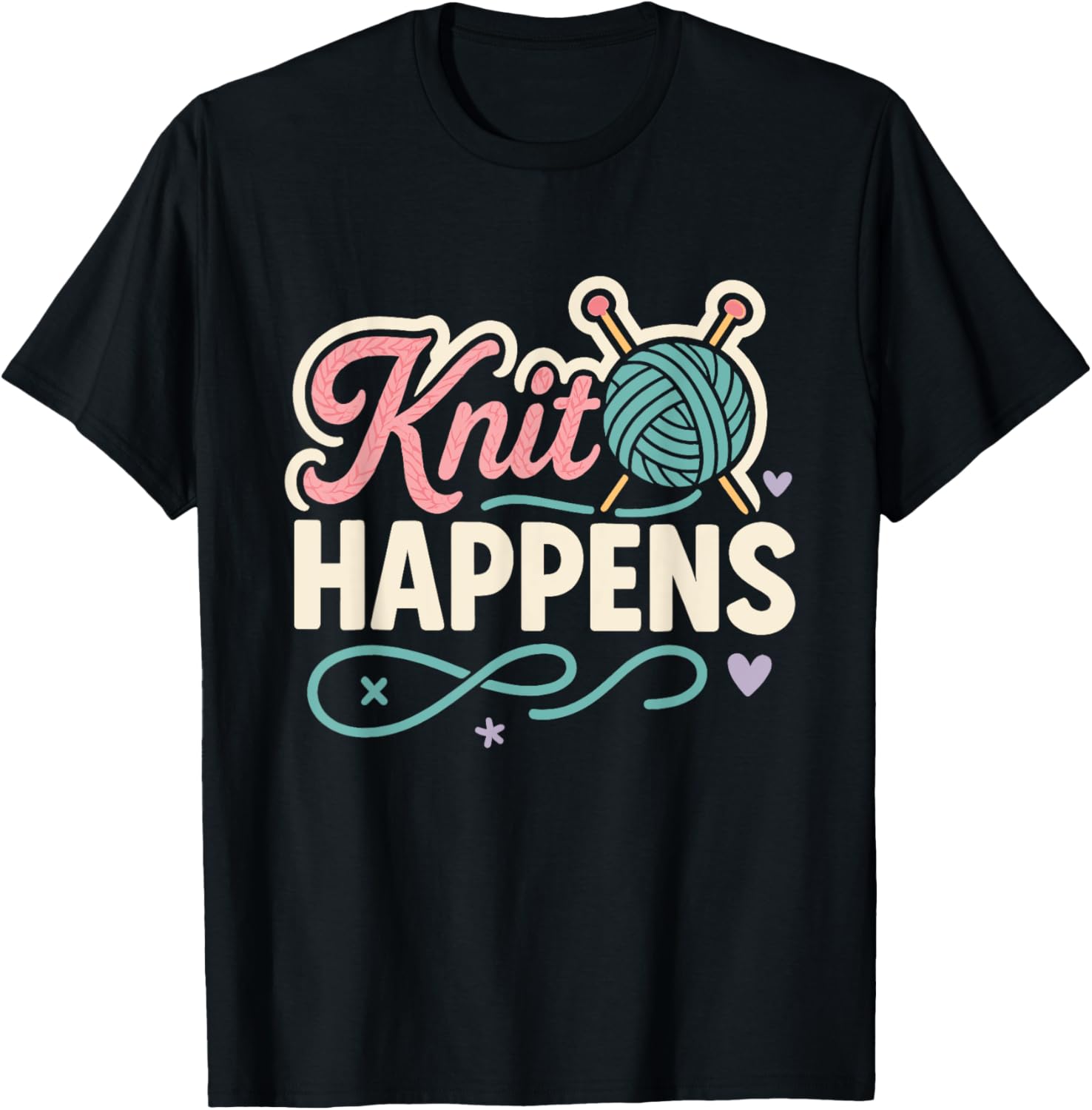 Knit Happens Funny Knitting Yarn Lover Knitting