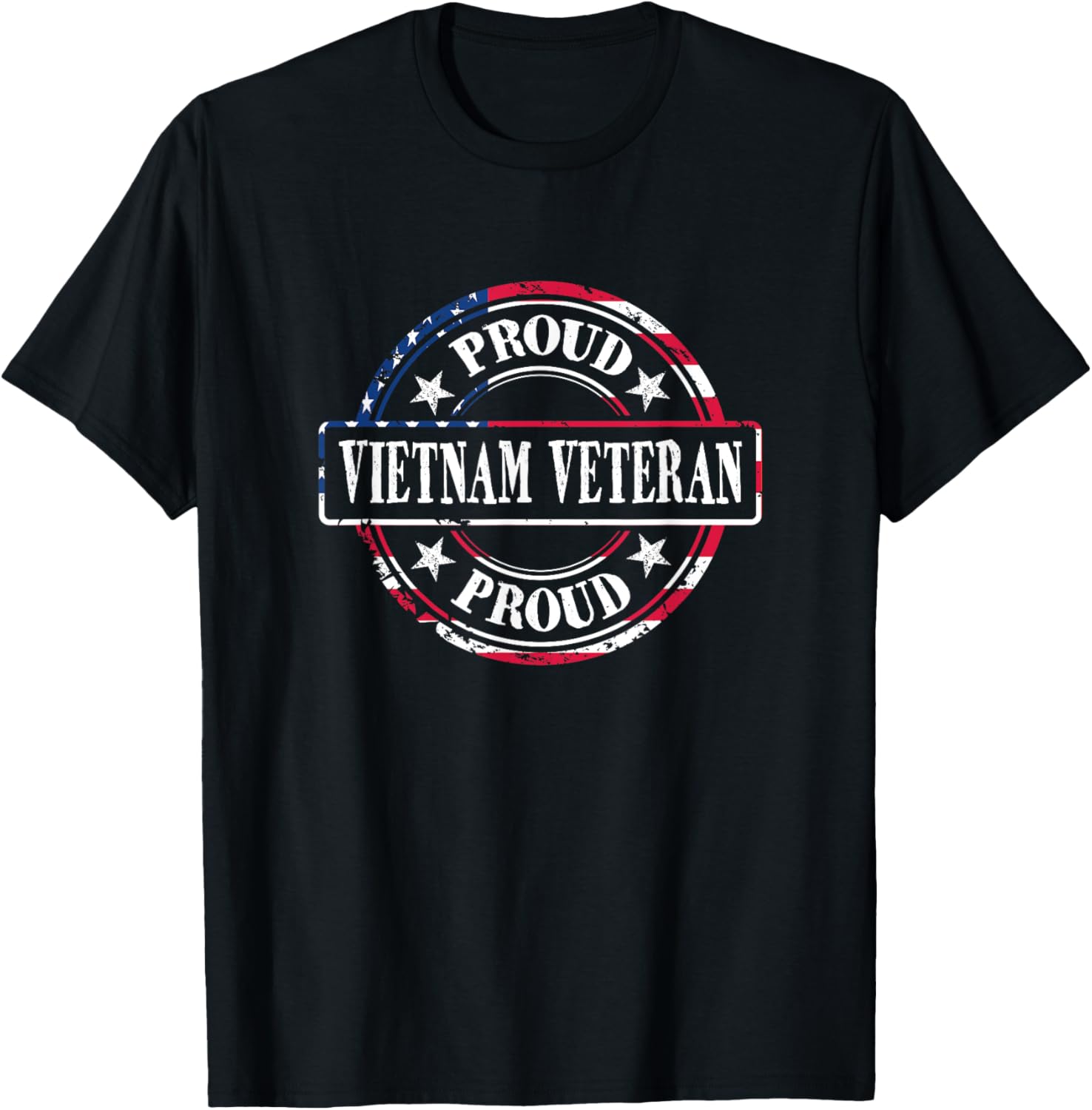 Proud Vietnam Veteran American Flag Colors