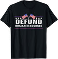 Defund Human Resources American Flag