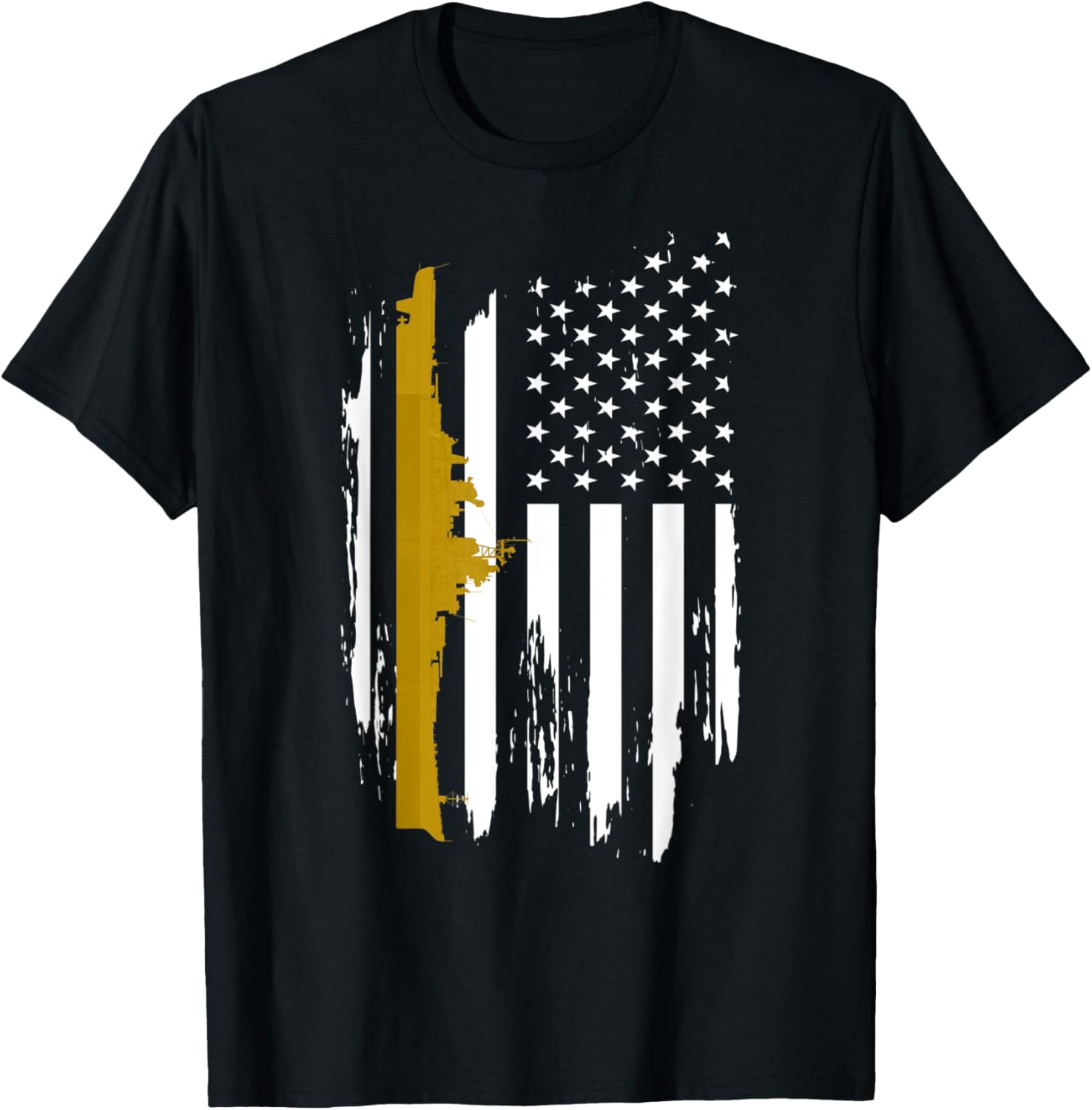 Uss Missouri Bb 63 Battleship American Flag