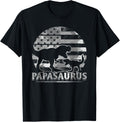 Papa Saurus American Flag Papa Dinosaur Papa Dino Papasaurus